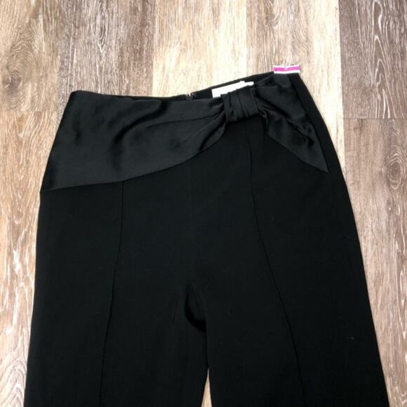 Jonathan Simkhai Sonia Bow Embellished Flare Pants 6 NWOT - Picture 6 of 11